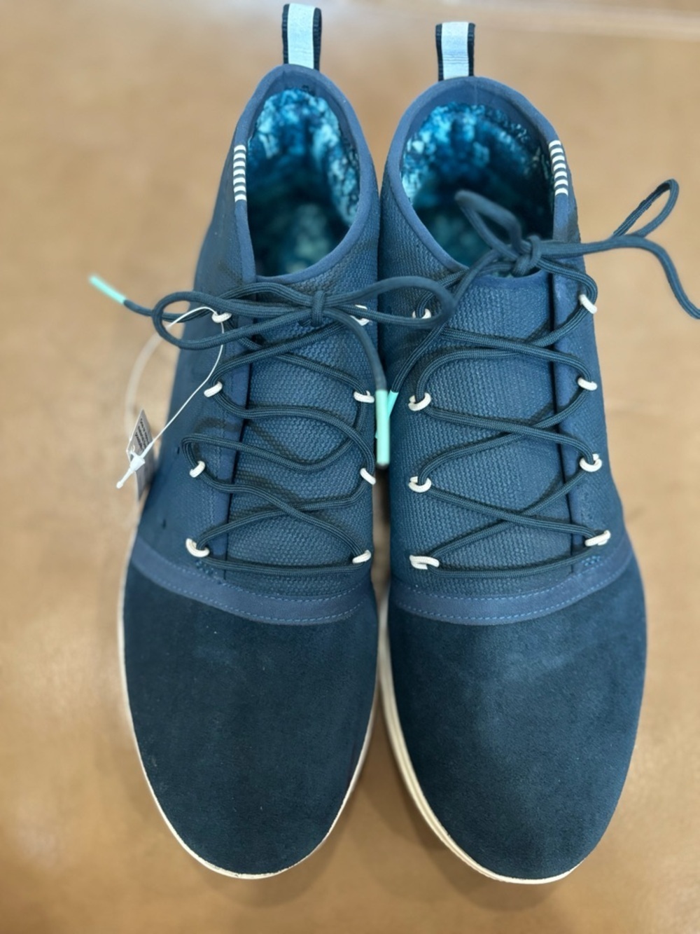 NWOB Under Armour women’s Navy Blue High-Top Sneakers - Picture 2 of 7